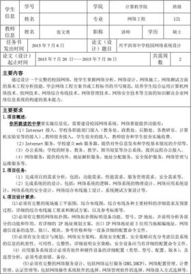 貴州大學網絡工程課程設計